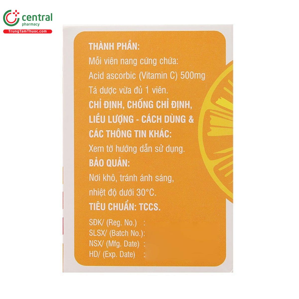 vitamin c 500mg becamex 5 V8807