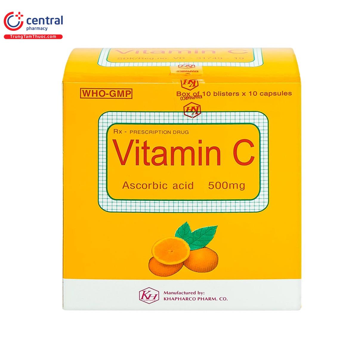 vitamin c 500mg khapharco 5 L4217
