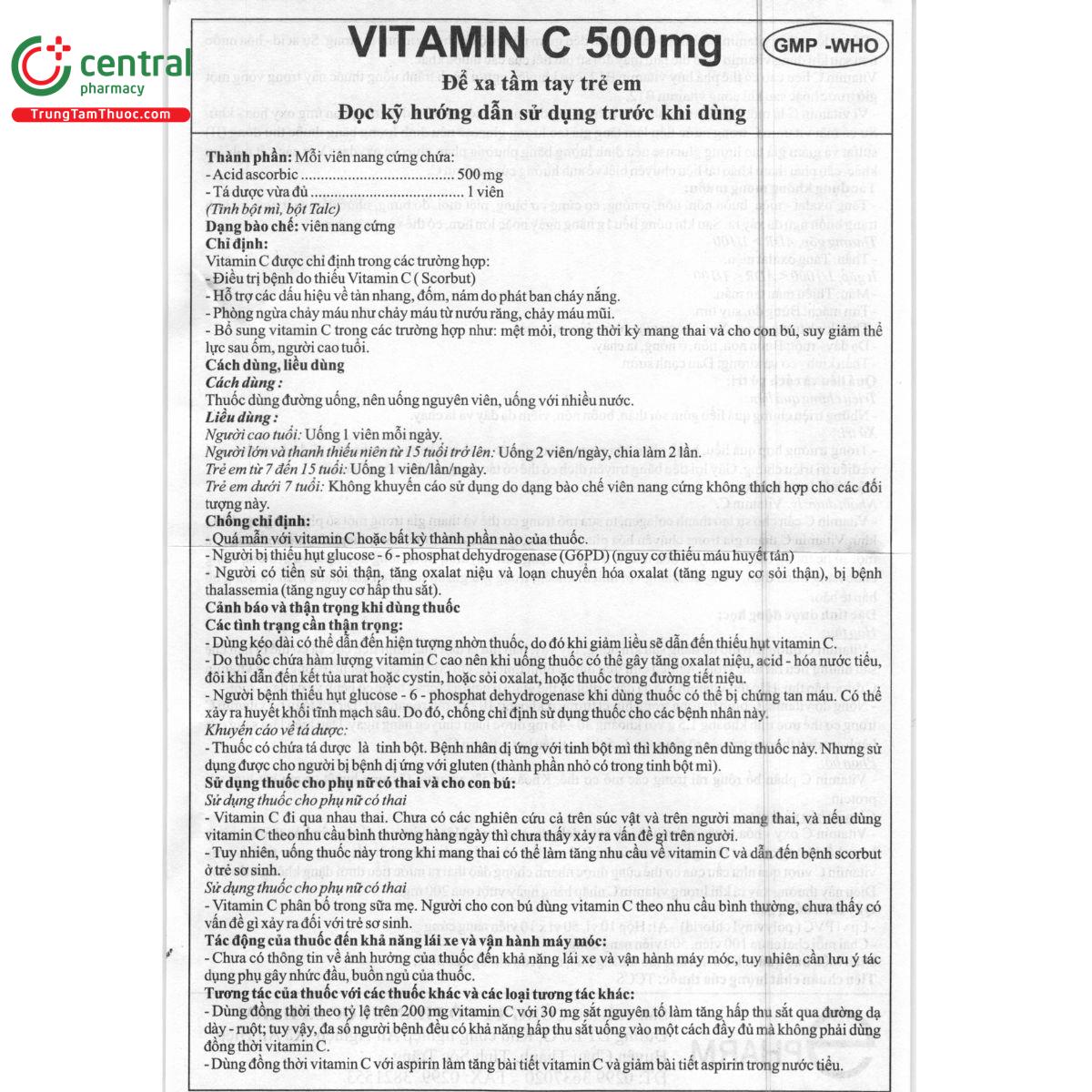 vitamin c 500mg spharm 7 L4710