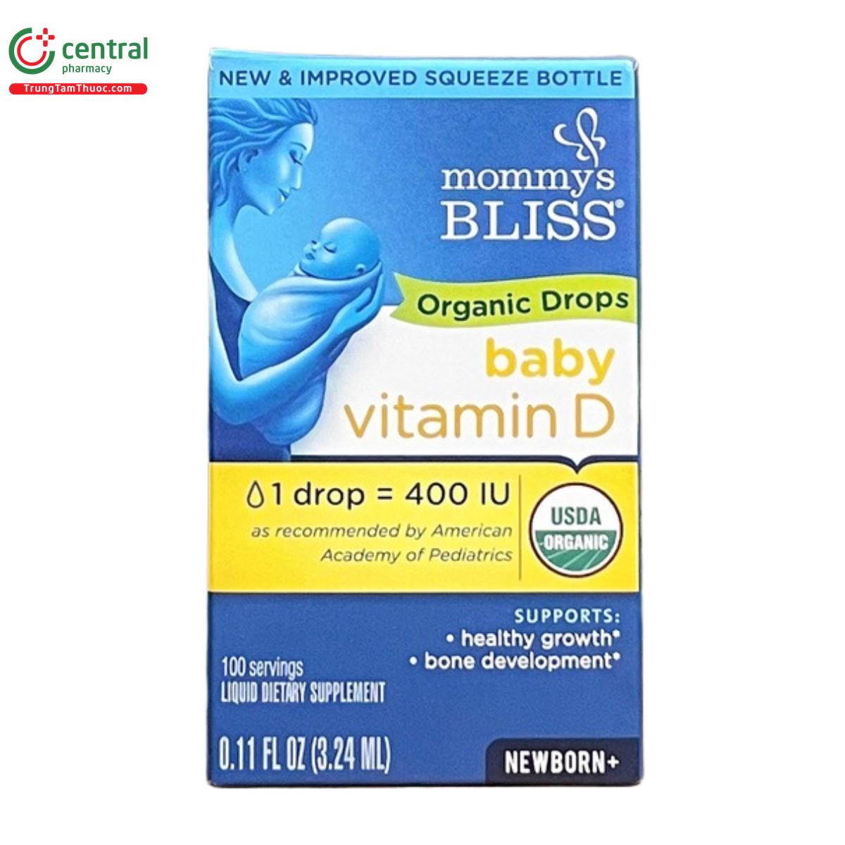 vitamin d3 mommys bliss organic drops 9 T8525