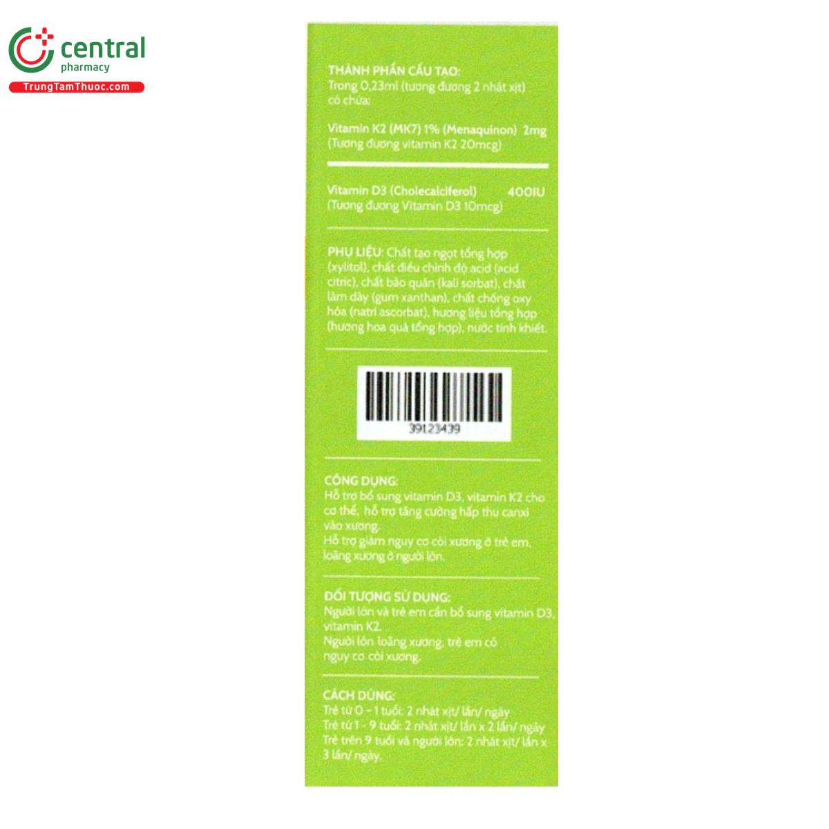 vitamin d3k2 spray 5 J3300