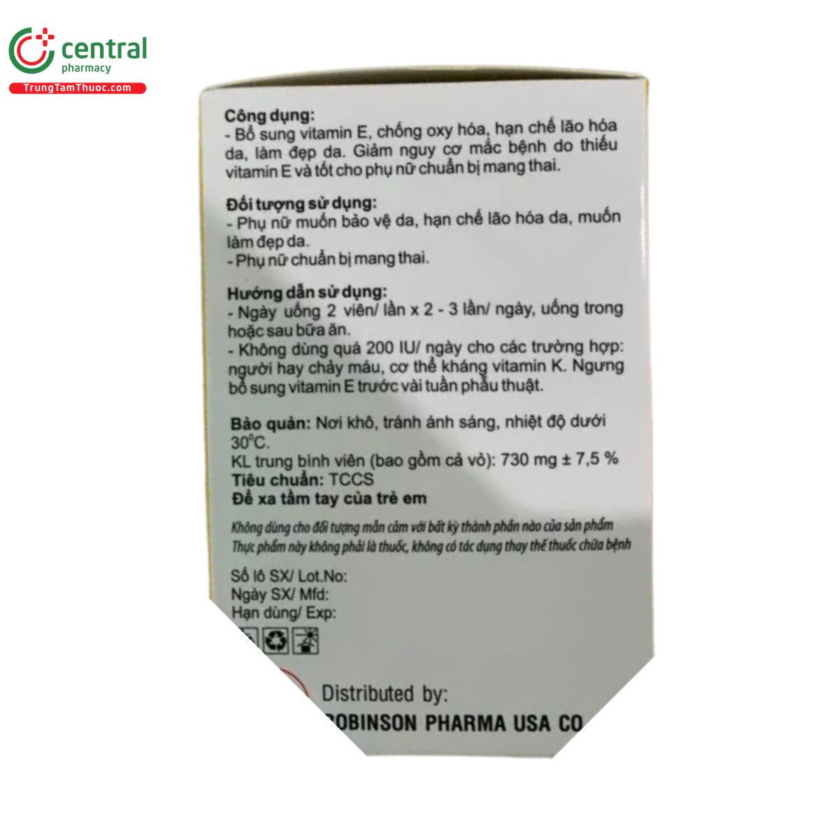 vitamin e robinson pharma 10 R7030