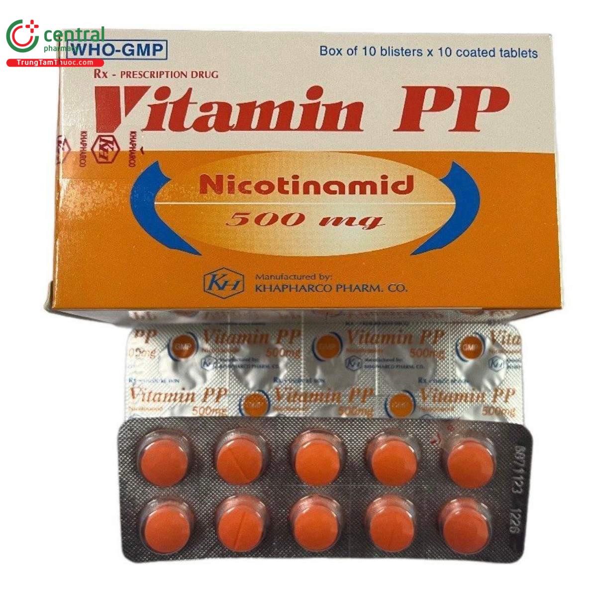 vitamin pp 500mg khapharco 3 U8584