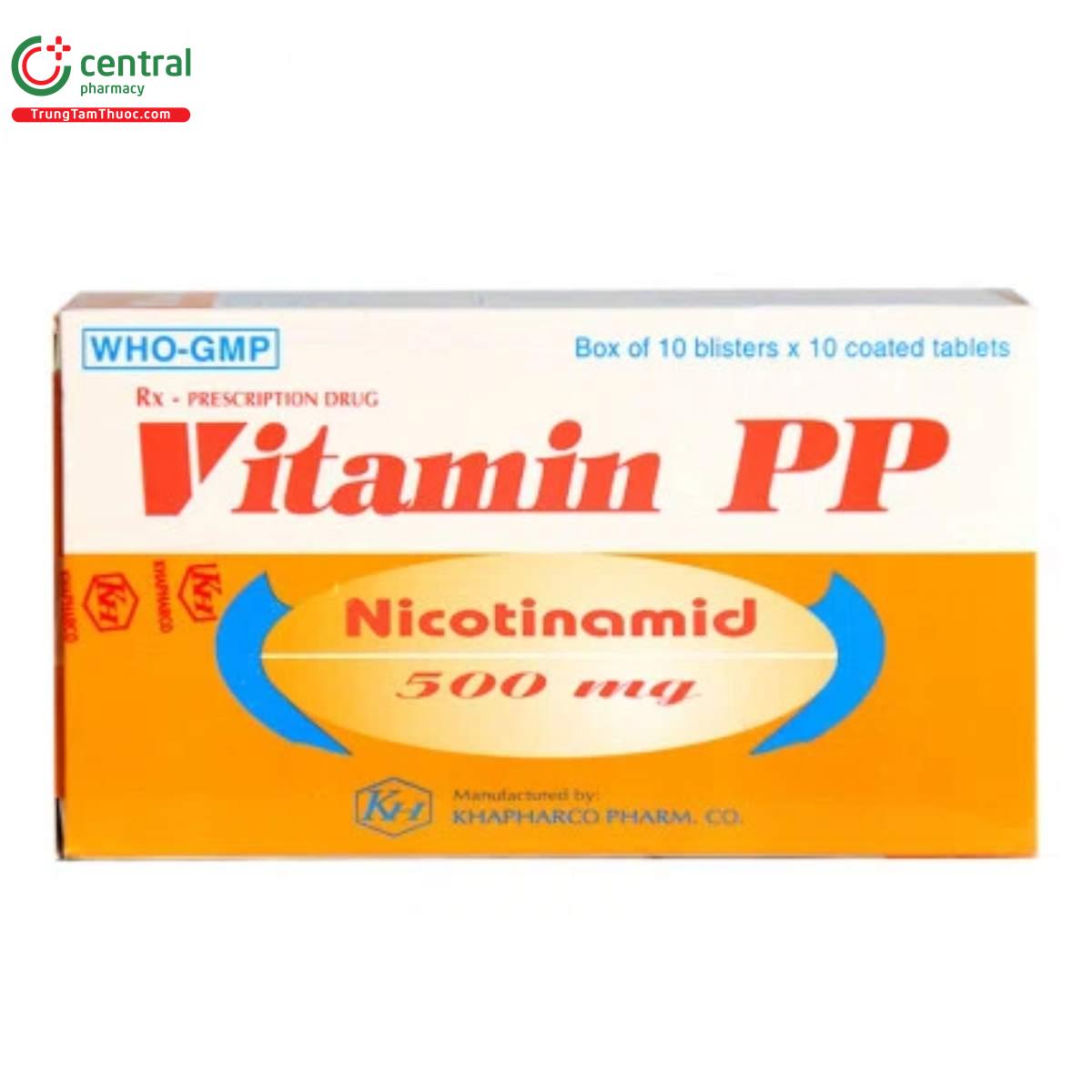 vitamin pp 500mg khapharco 4 E2221