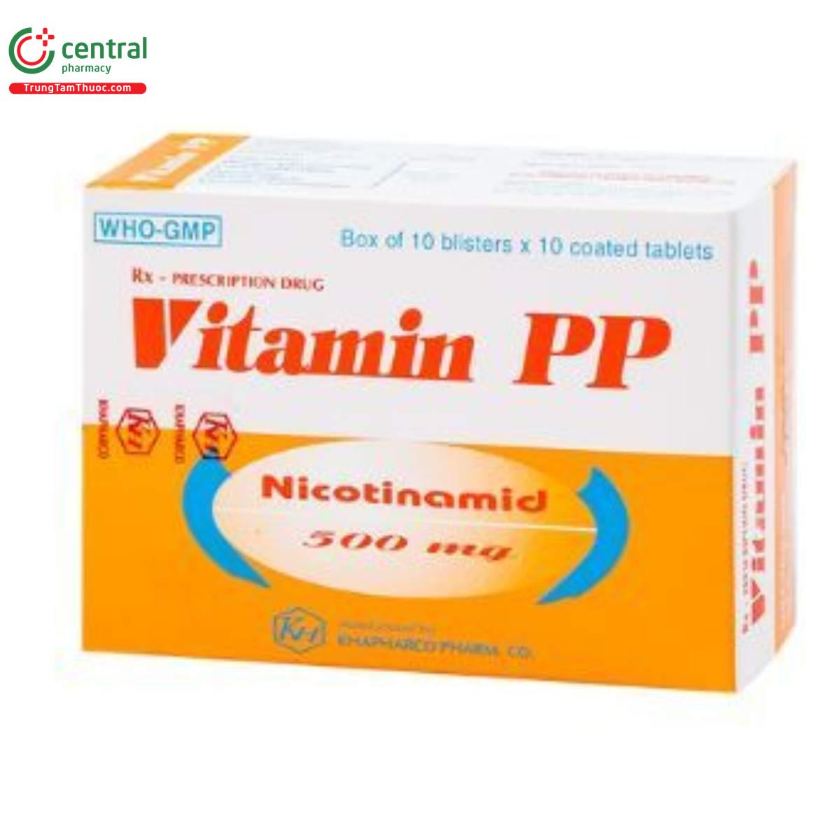 vitamin pp 500mg khapharco 5 L4867