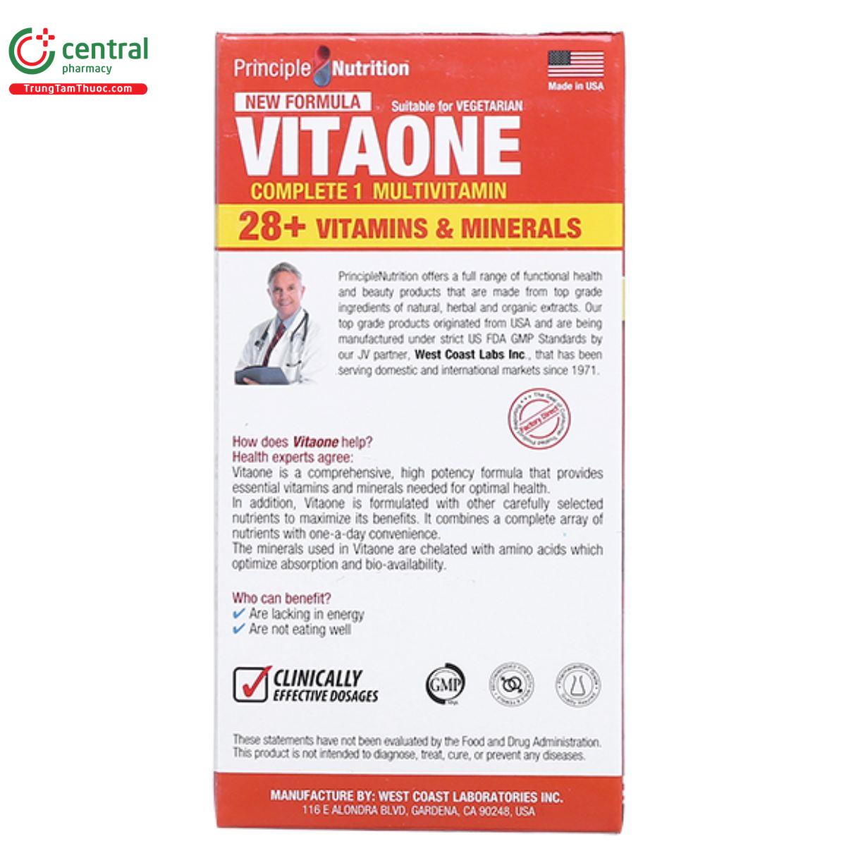 vitaone complete 1 multivitamin 6 E2405
