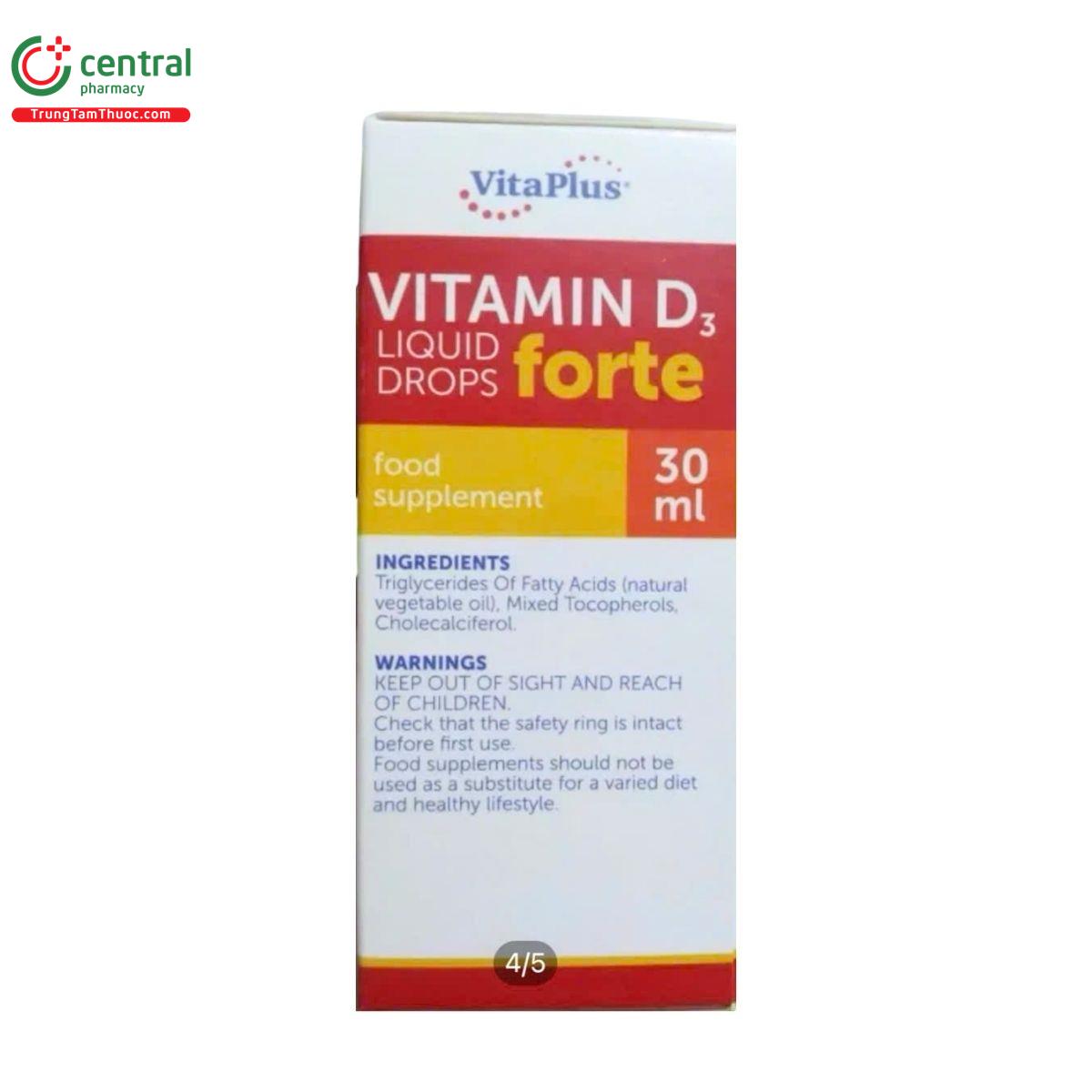 vitaplus vitamin d3 forte liquid drops 5 D1778