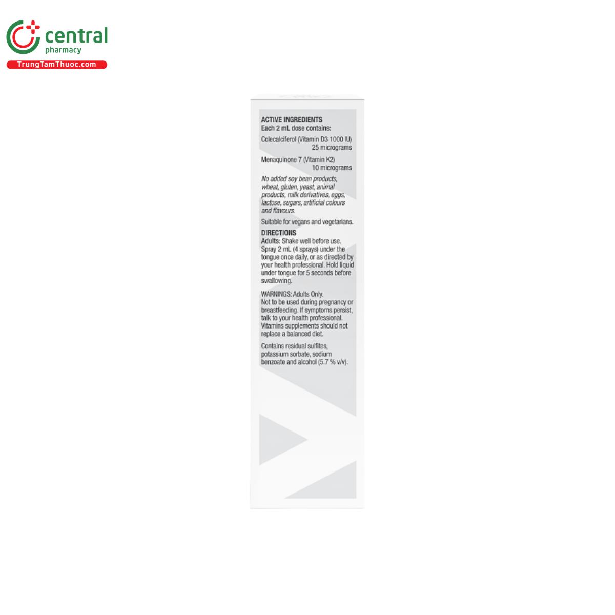 vitaqik liposomal spray vitamin d3 k2 4 I3768