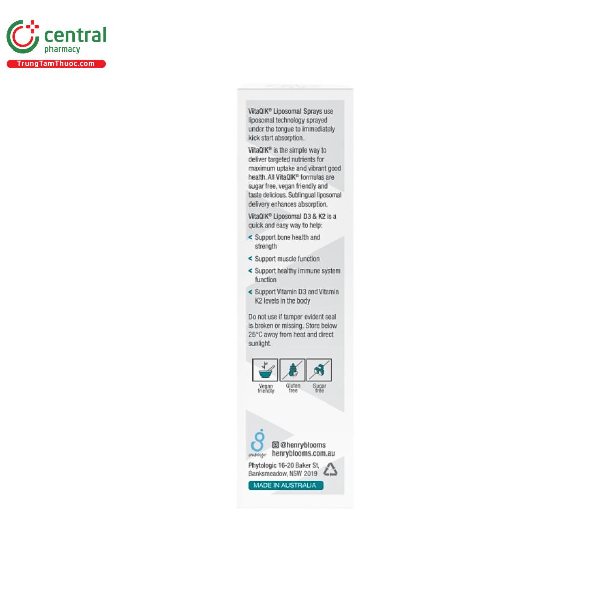 vitaqik liposomal spray vitamin d3 k2 5 T8056