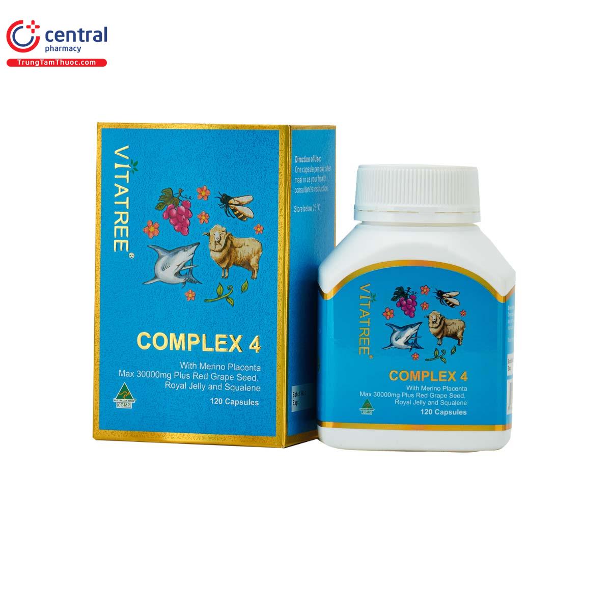 Vitatree Complex 4 (Lọ 120 viên)