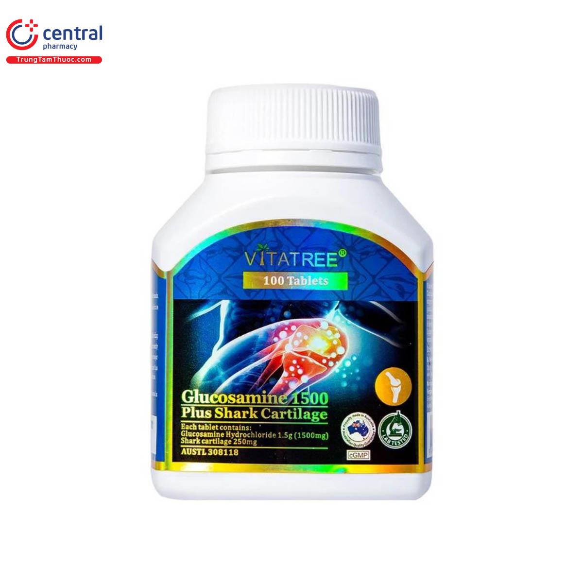 Vitatree Glucosamine 1500 Plus Shark Cartilage 