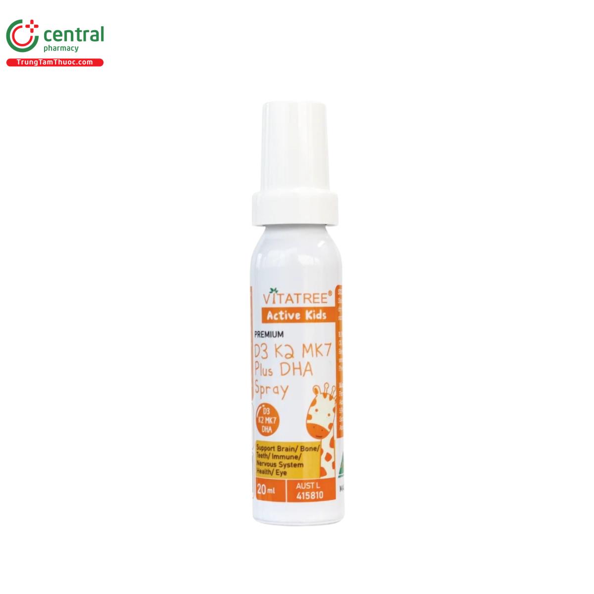 vitatree premium d3 k2 mk7 plus dha spray 3 D1085