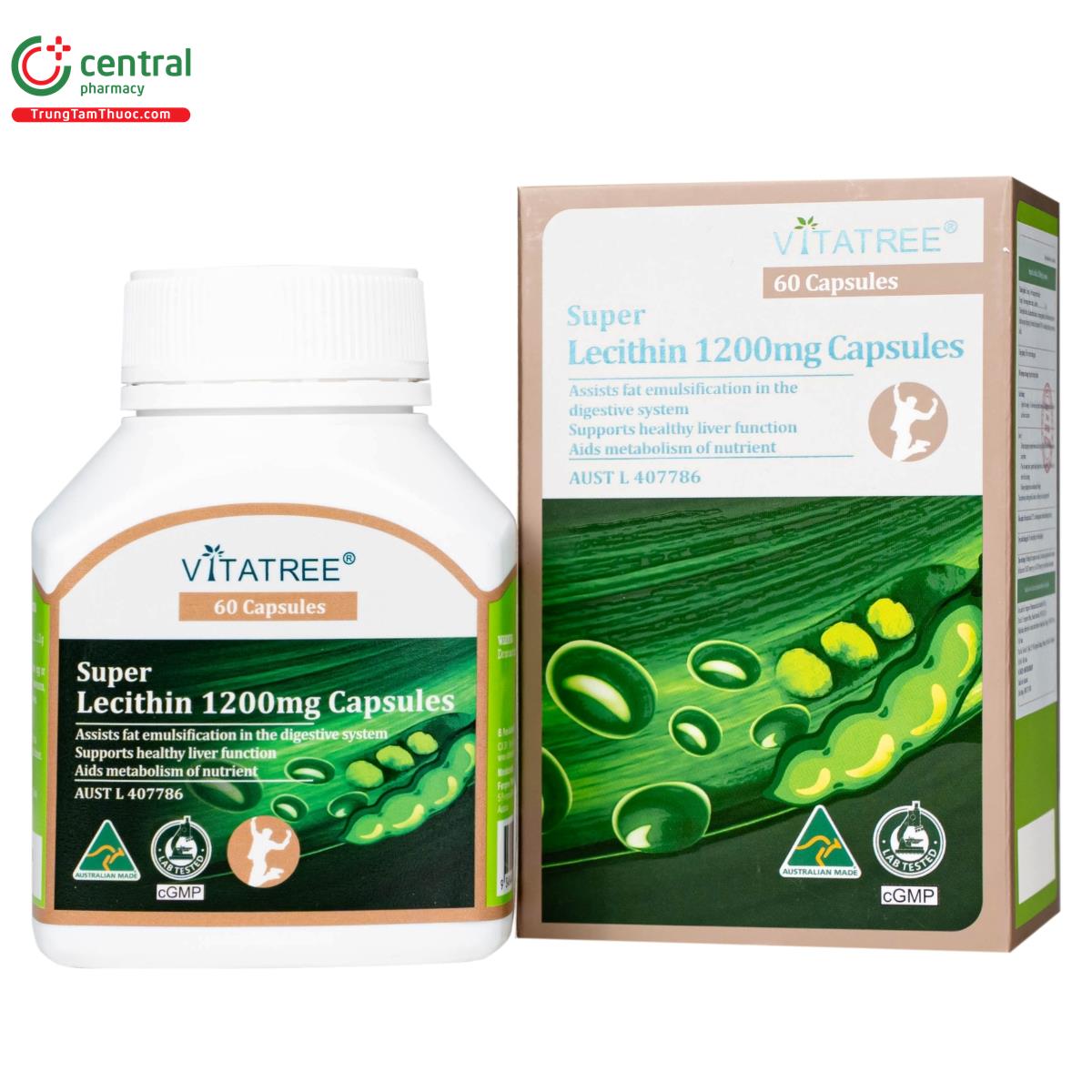 vitatree super lecithin 1200mg capsules 1 J3567 vitatree super lecithin 1200mg capsules 1 J3567