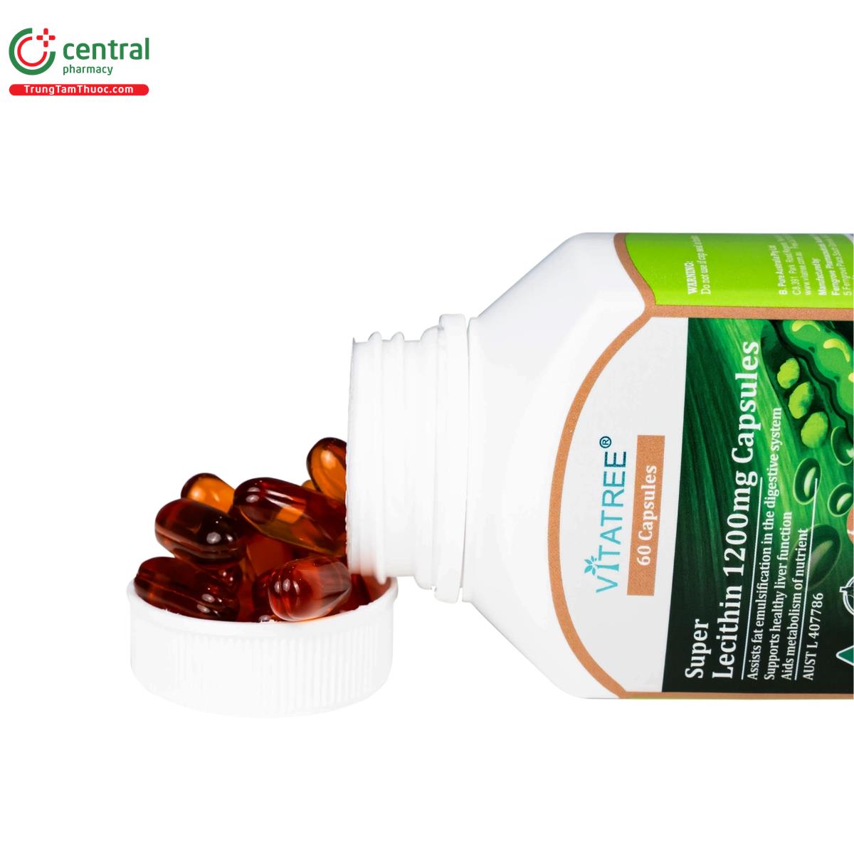 vitatree super lecithin 1200mg capsules 7 T8048 vitatree super lecithin 1200mg capsules 7 T8048