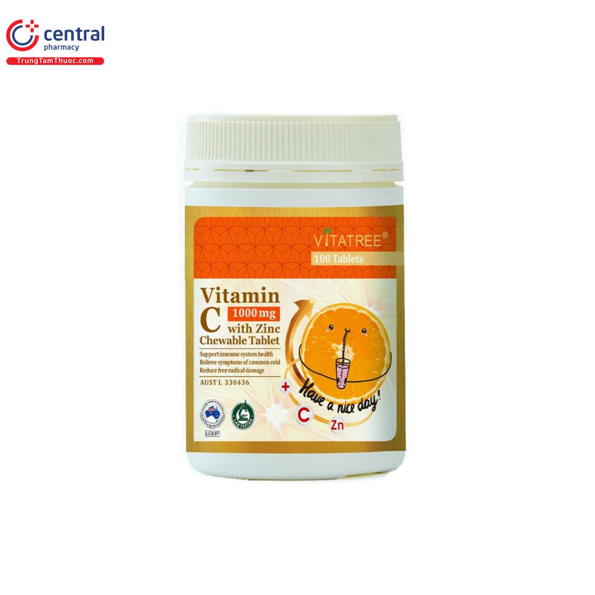 Vitatree Vitamin C 1000 mg with Zinc