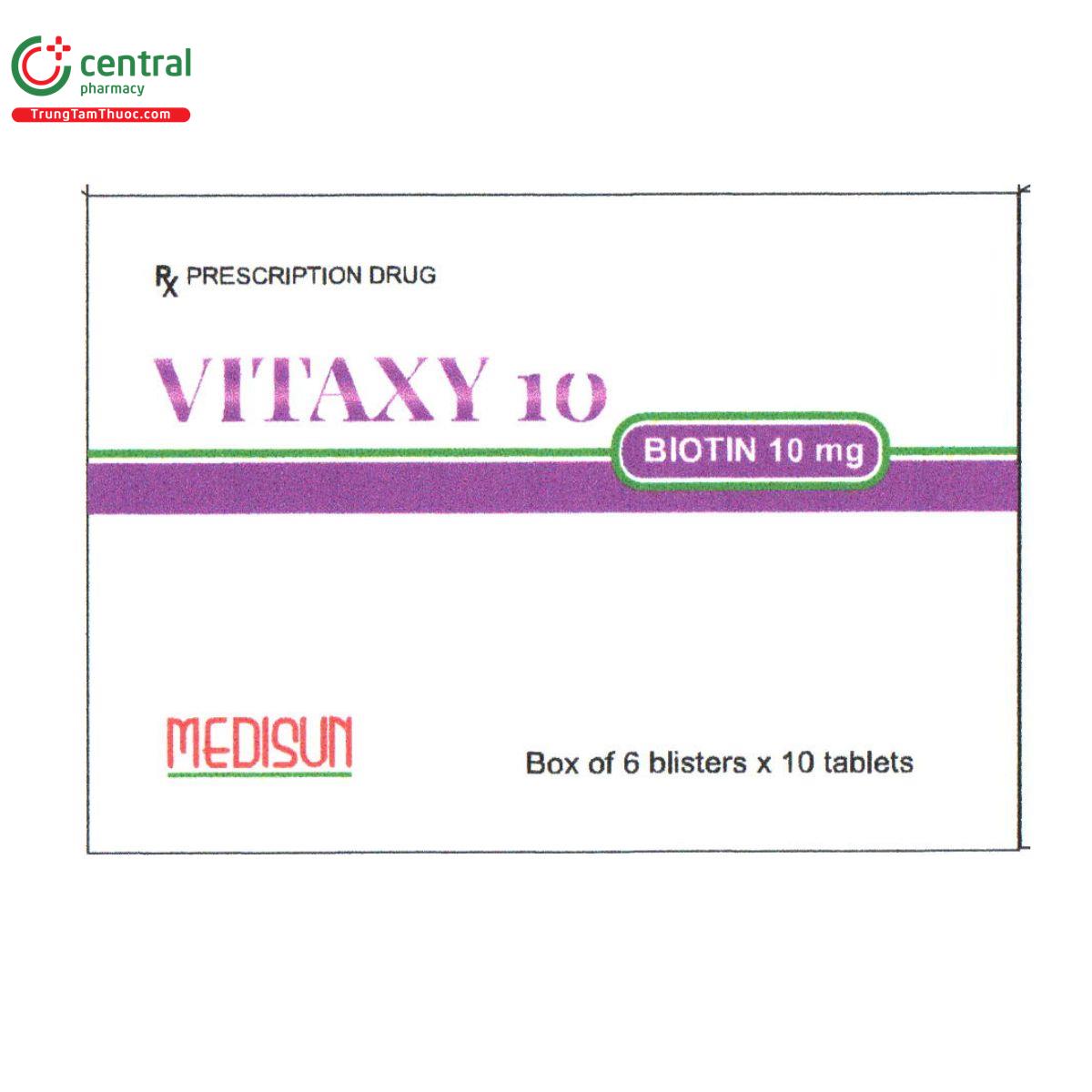 vitaxy 10mg 4 N5038