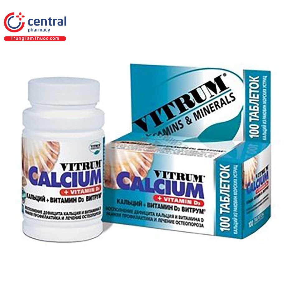 [CHÍNH HÃNG] Thuốc Vitrum Calcium + Vitamin D3 bảo vệ hệ xương khớp