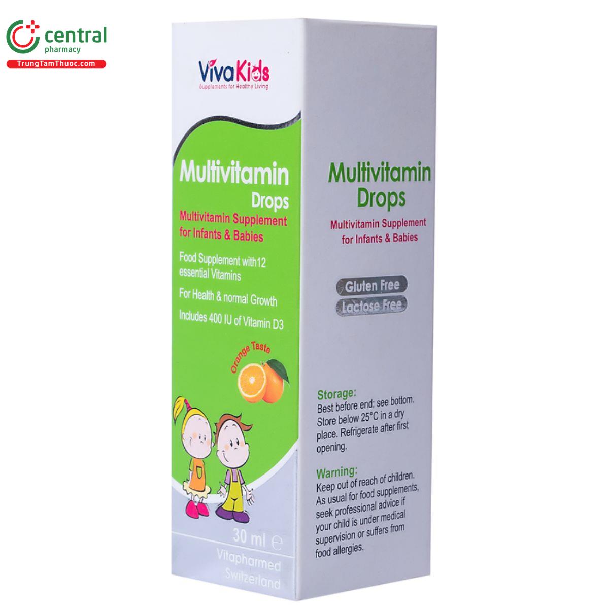 vivakids multivitamin drops 6 K4263