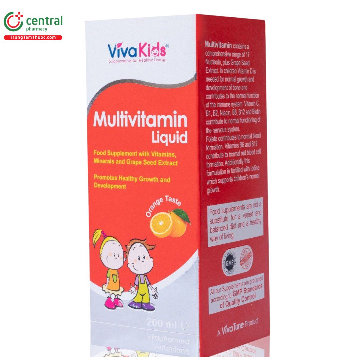 vivakids multivitamin liquid 4 M5533