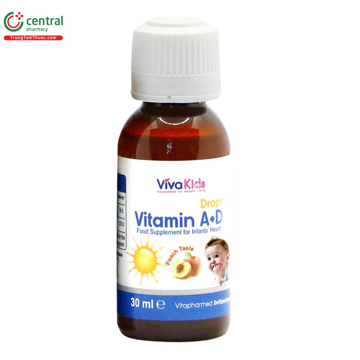 vivakids vitamin a d drops 3 A0780