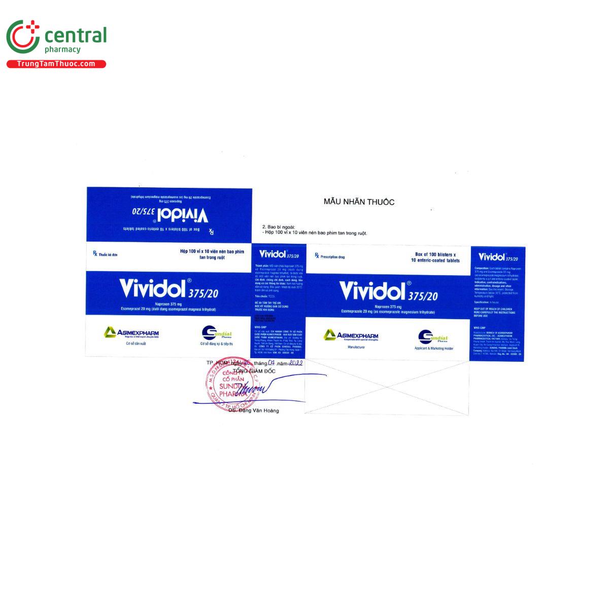 vividol 375 20 4 T8373 vividol 375 20 4 T8373