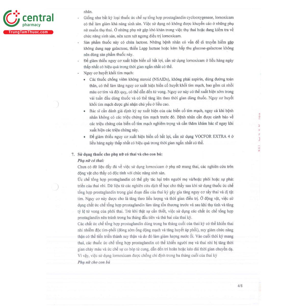 vocfor extra 4 7 S7405