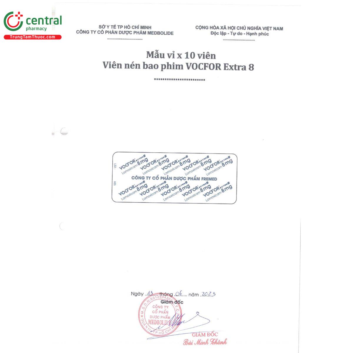 vocfor extra 8 3 H3403