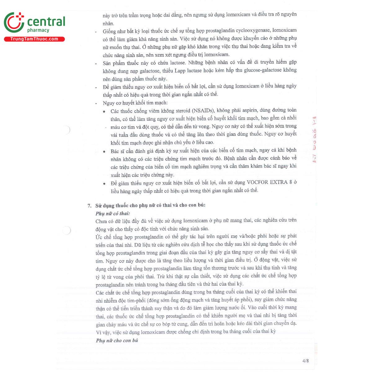 vocfor extra 8 7 C1755