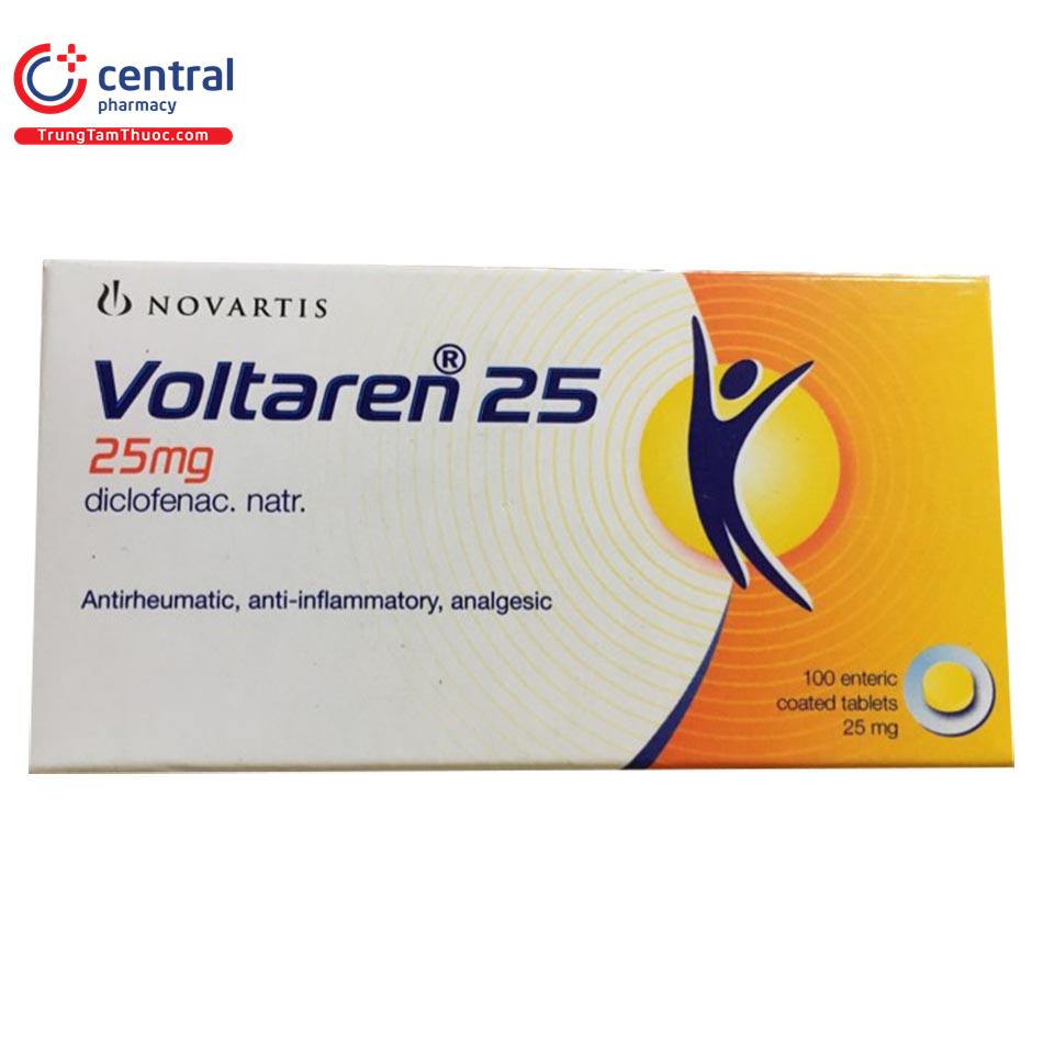 Câu hỏi thường gặp về Voltaren 25mg