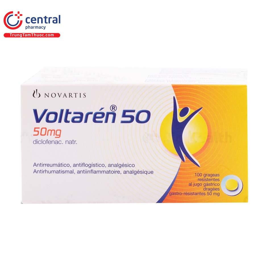 [CHÍNH HÃNG] Thuốc Giảm đau, Chống Viêm Voltaren 50 Dùng Như Thế Nào?