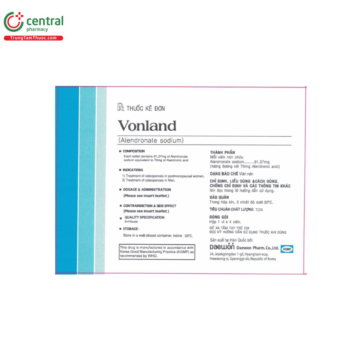 vonland 70mg 2 O6556