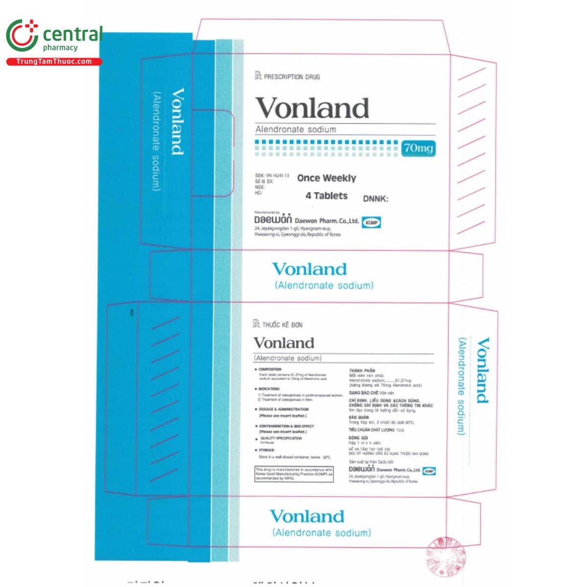 vonland 70mg 3 I3810