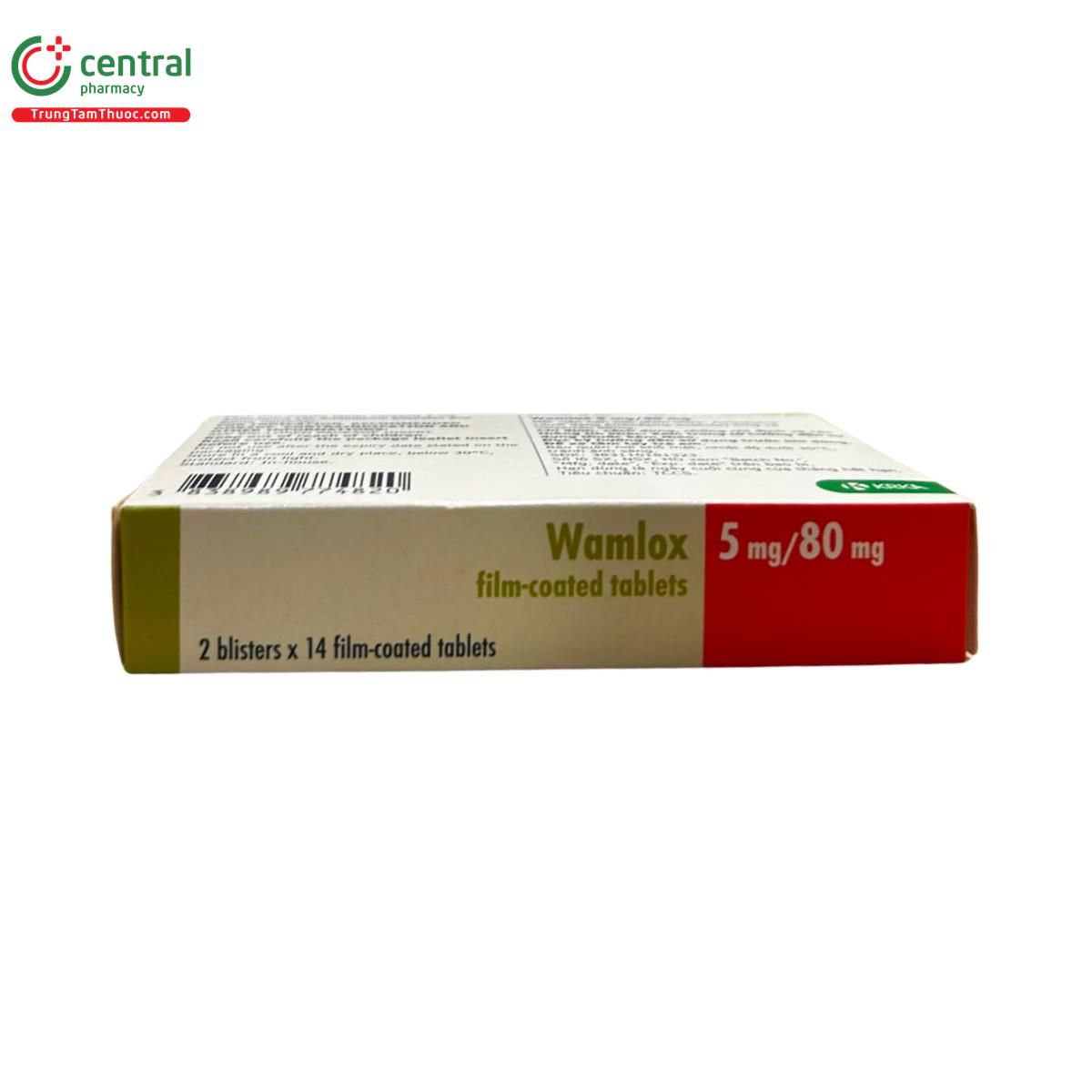 wamlox 5mg 80mg 4 D1502 wamlox 5mg 80mg 4 D1502