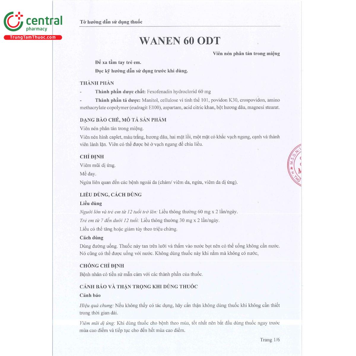 wanen 60 odt 3 Q6230