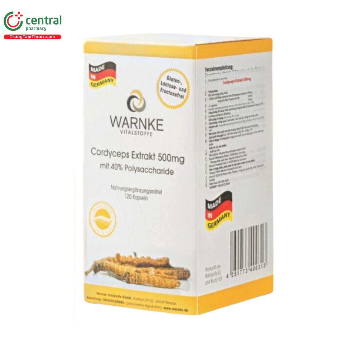 warnke cordyceps extrakt 500mg 4 Q6536