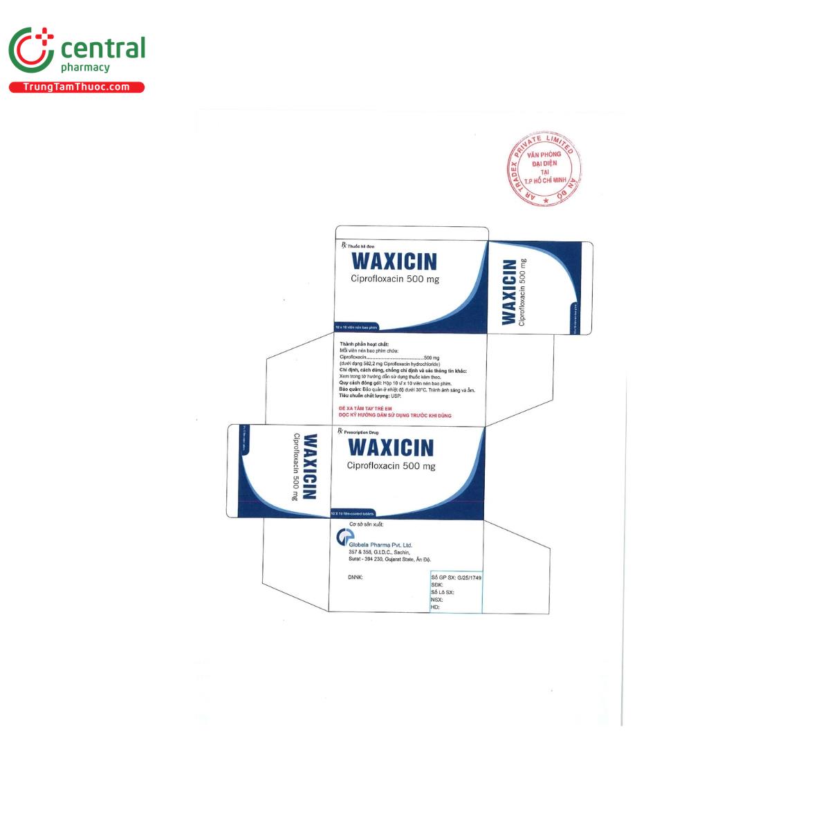 waxicin 500mg 2 O5576