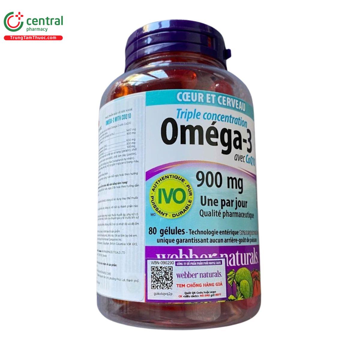 webber naturals triple strength omega 3 with coq10 5 V8053