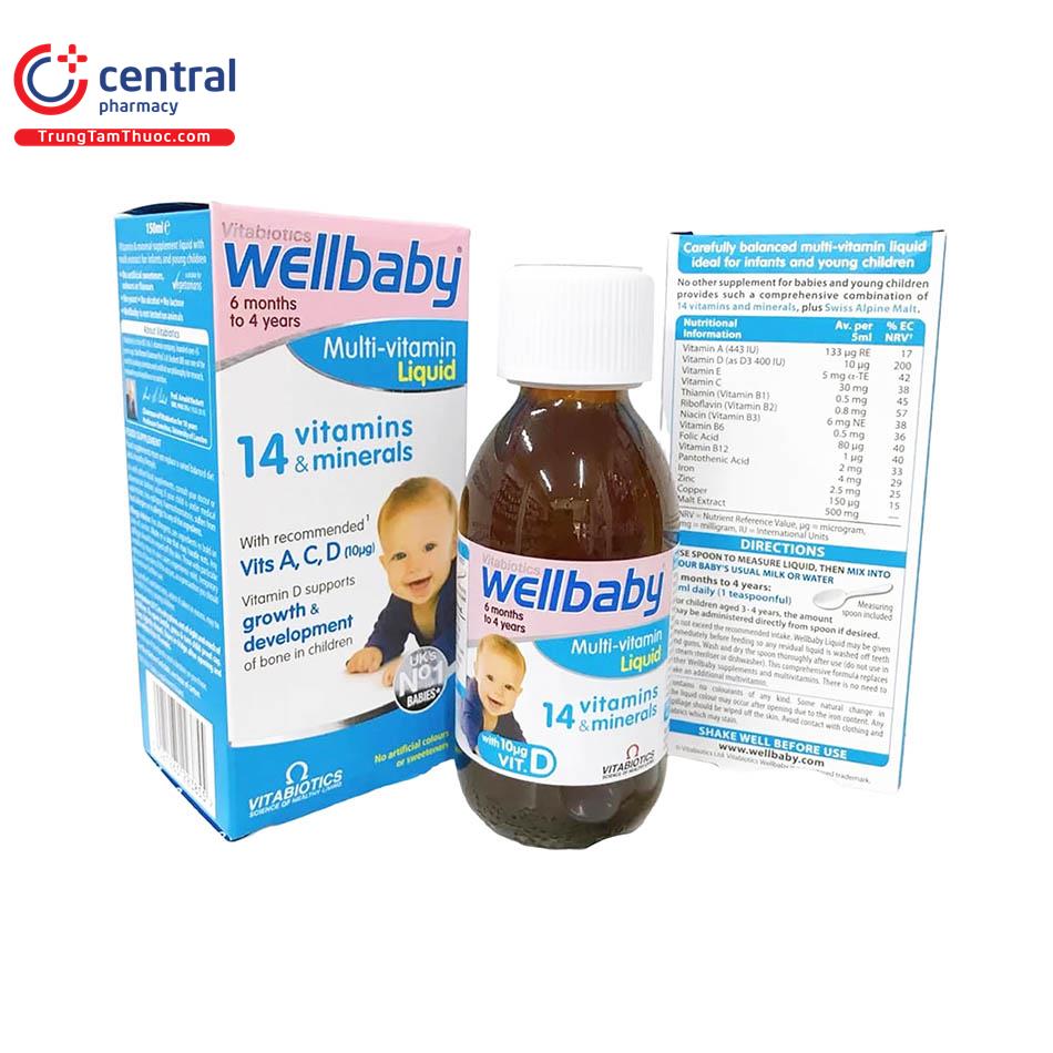 well baby multi vitamin liquid 4 Q6186