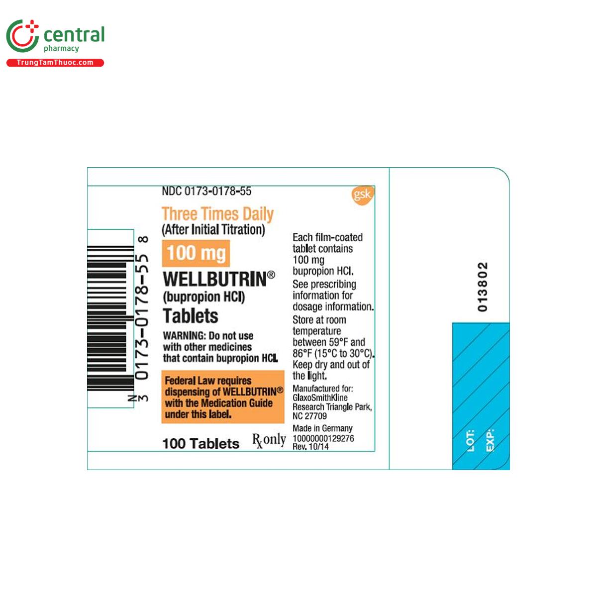 wellbutrin 100mg 2 V8882