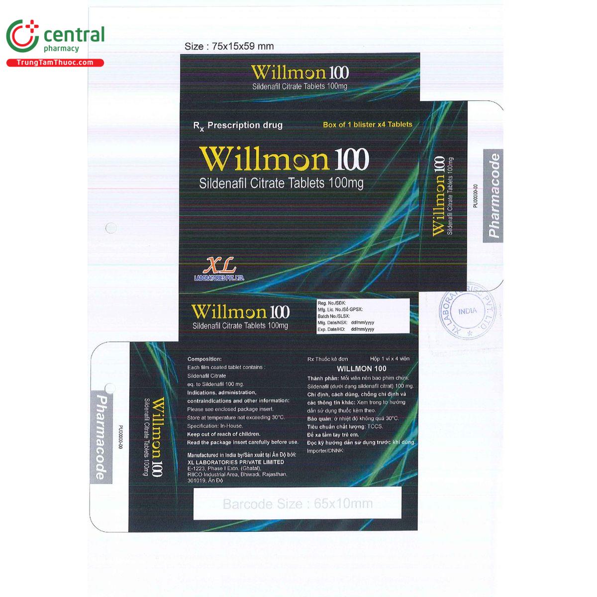 willmon 100 2 H3588
