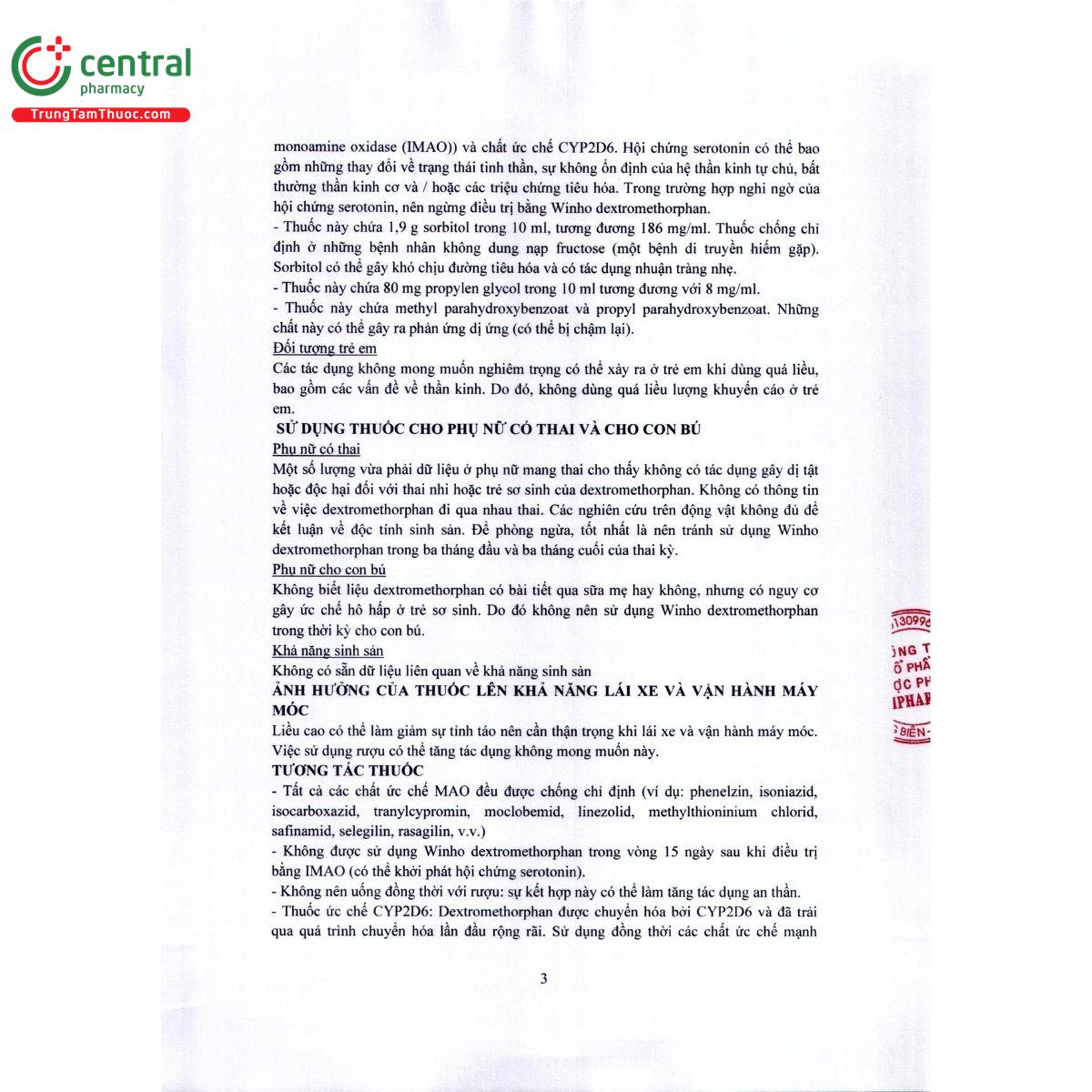 winho dextromethorphan eucalyptus flavour 8 N5456