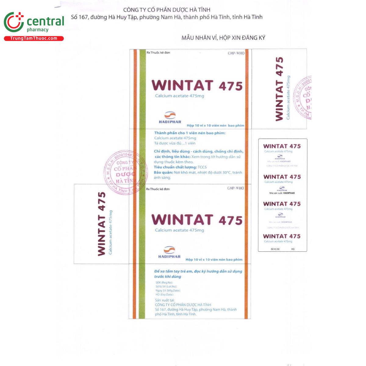 wintat 475mg I3326