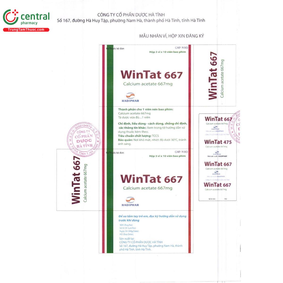 wintat 667mg A0382