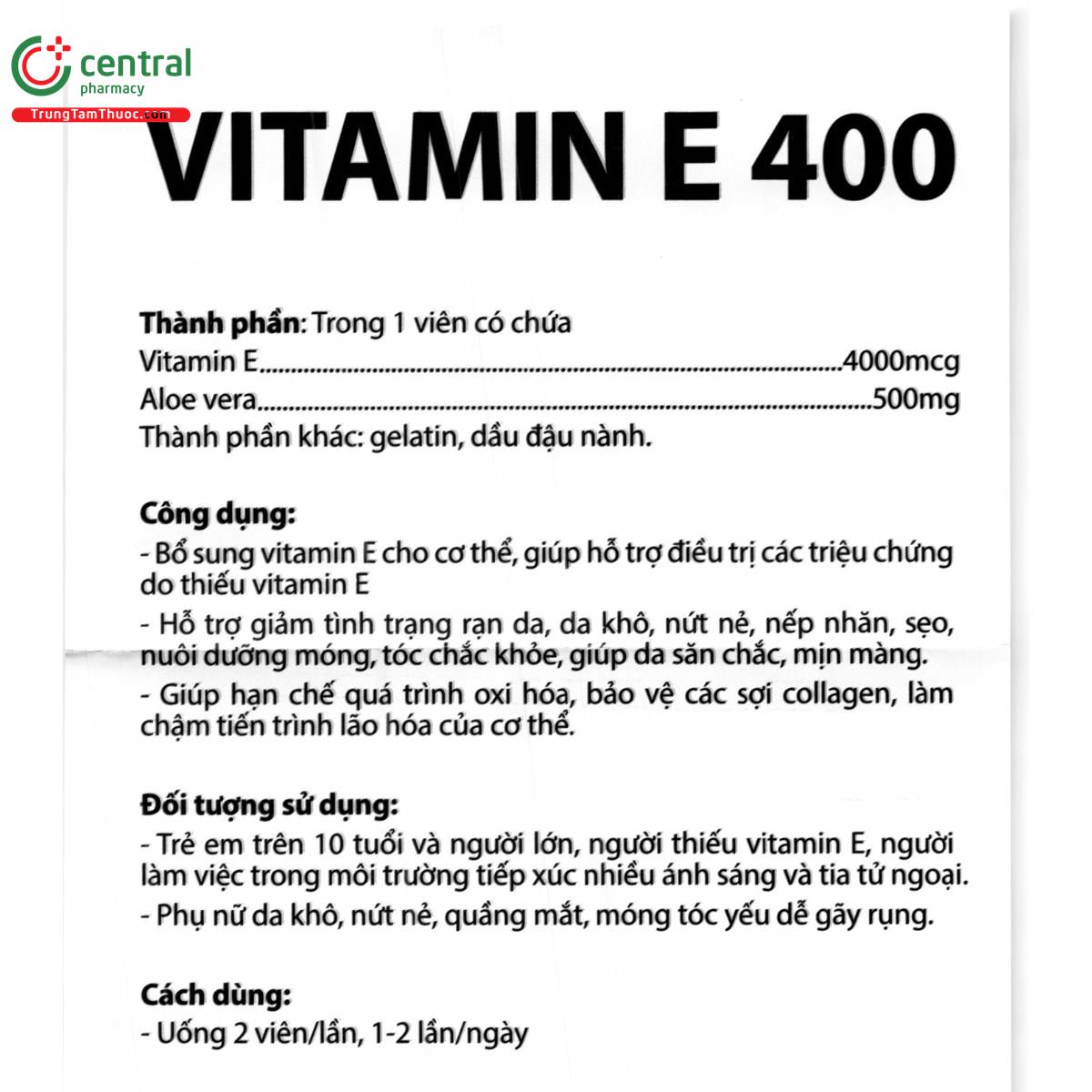 with eye vitamine 400 9 E1078
