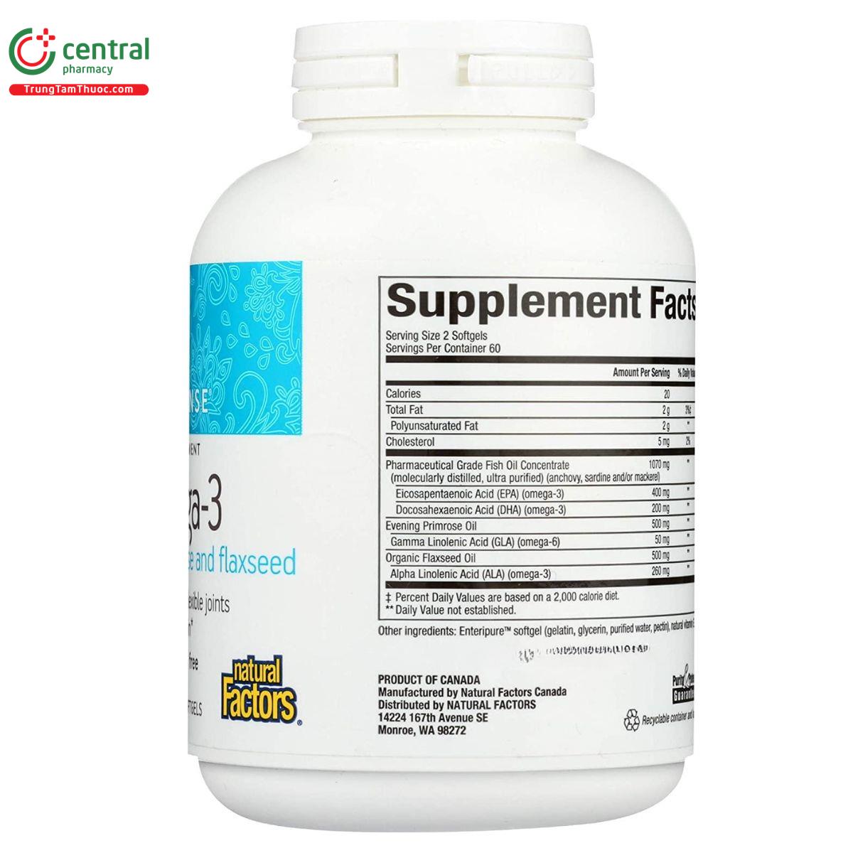 womensense rxomega 3 fish oil with evening primrose and flaxseed 3 U8003