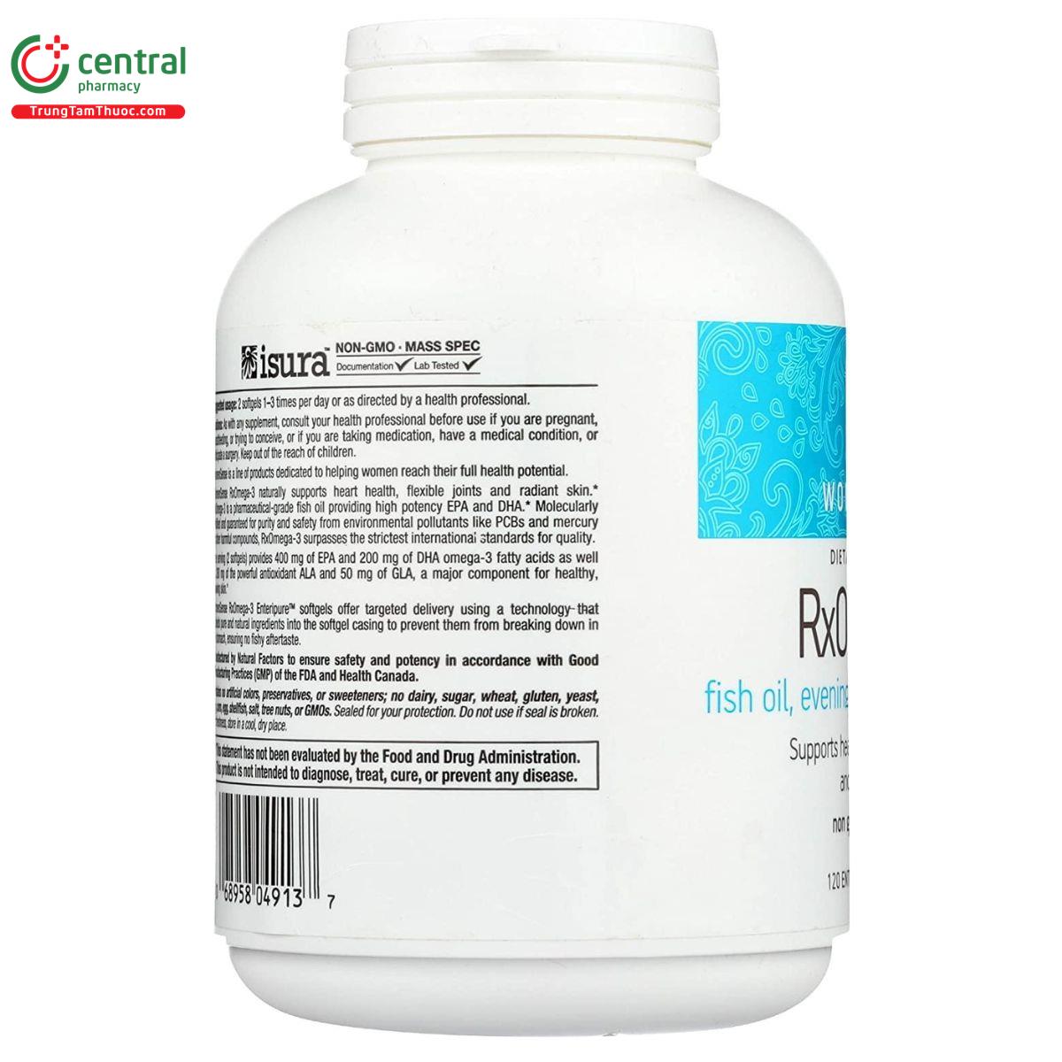 womensense rxomega 3 fish oil with evening primrose and flaxseed 4 N5425