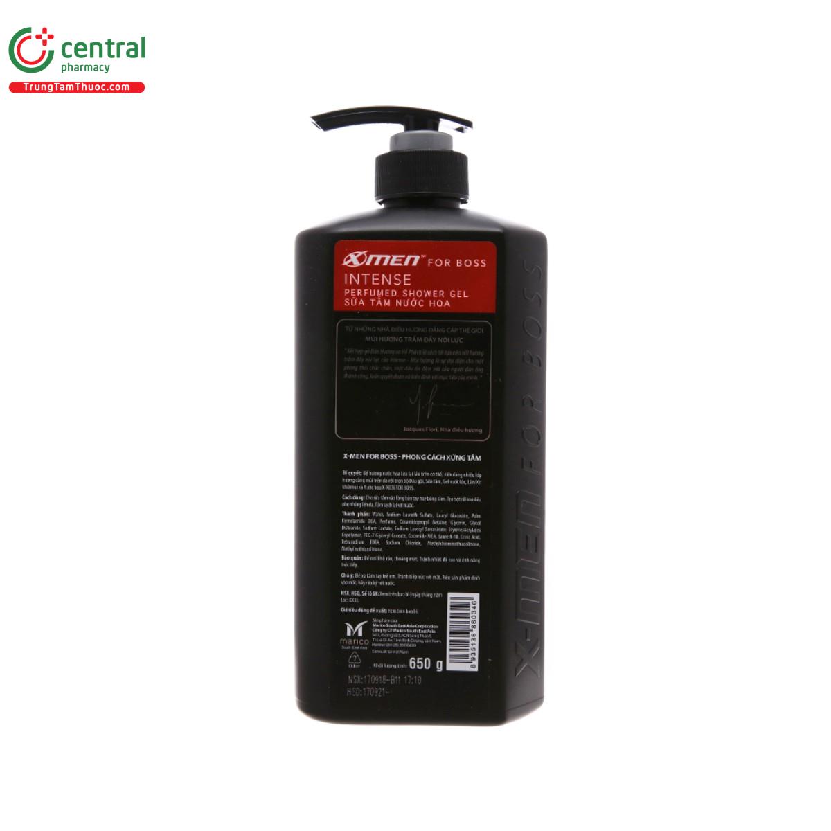 x men for boss intense perfumed shower gel 3 A0580