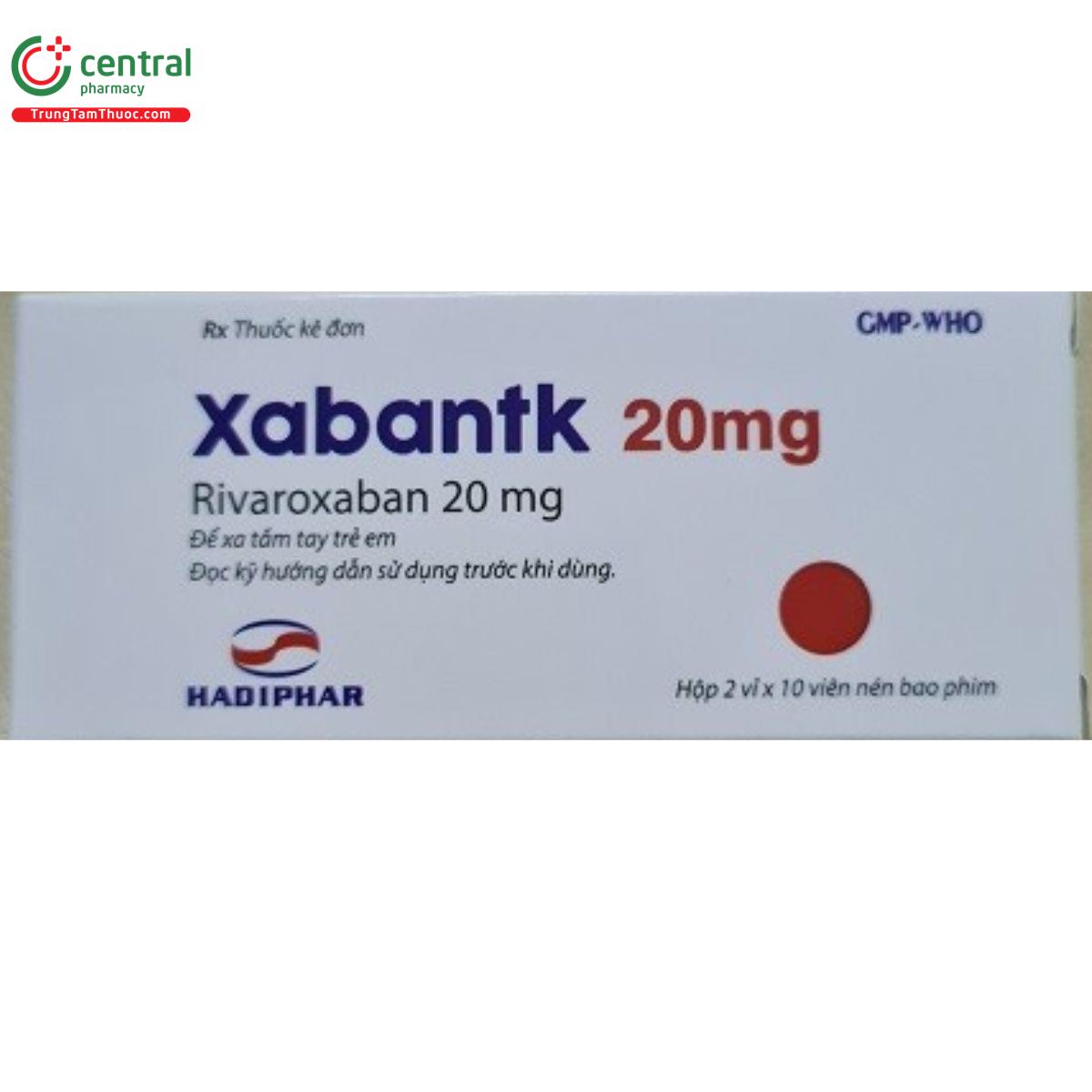 xabantk 20mg 2 S7518