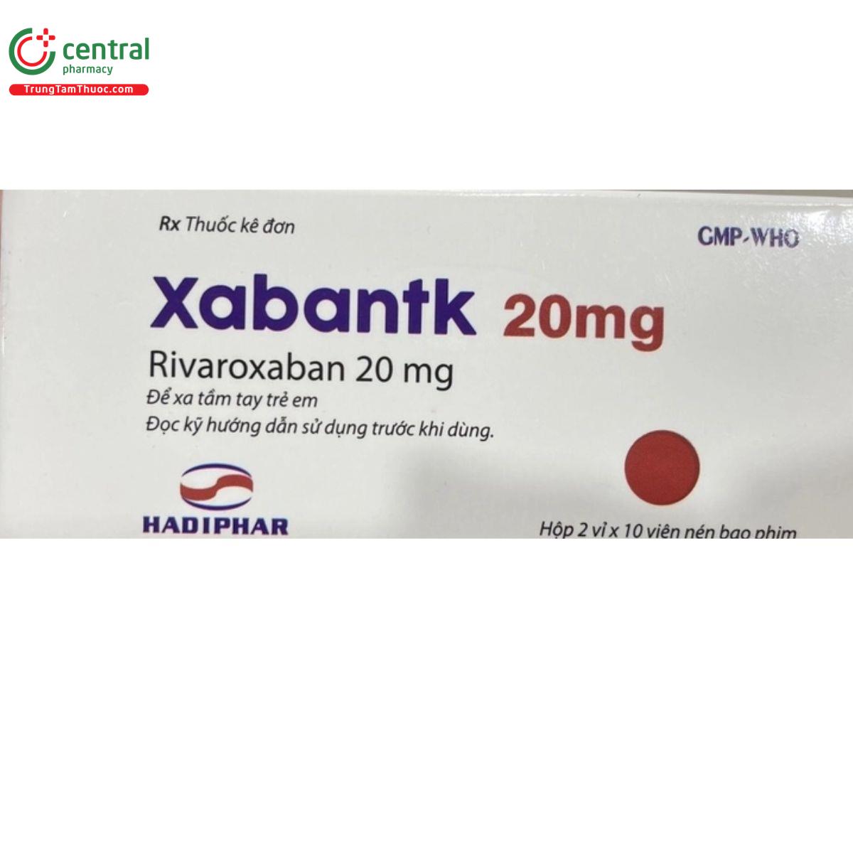 xabantk 20mg 3 R7443