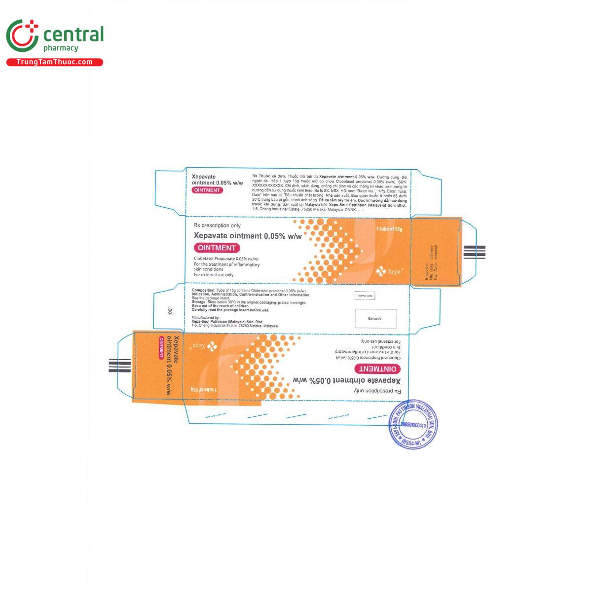 xepavate ointment 3 K4242 xepavate ointment 3 K4242